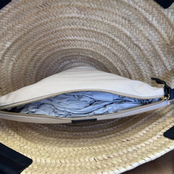 Altuzarra Large Palm Basket Tote – Natural/Black - Picture 10 of 10